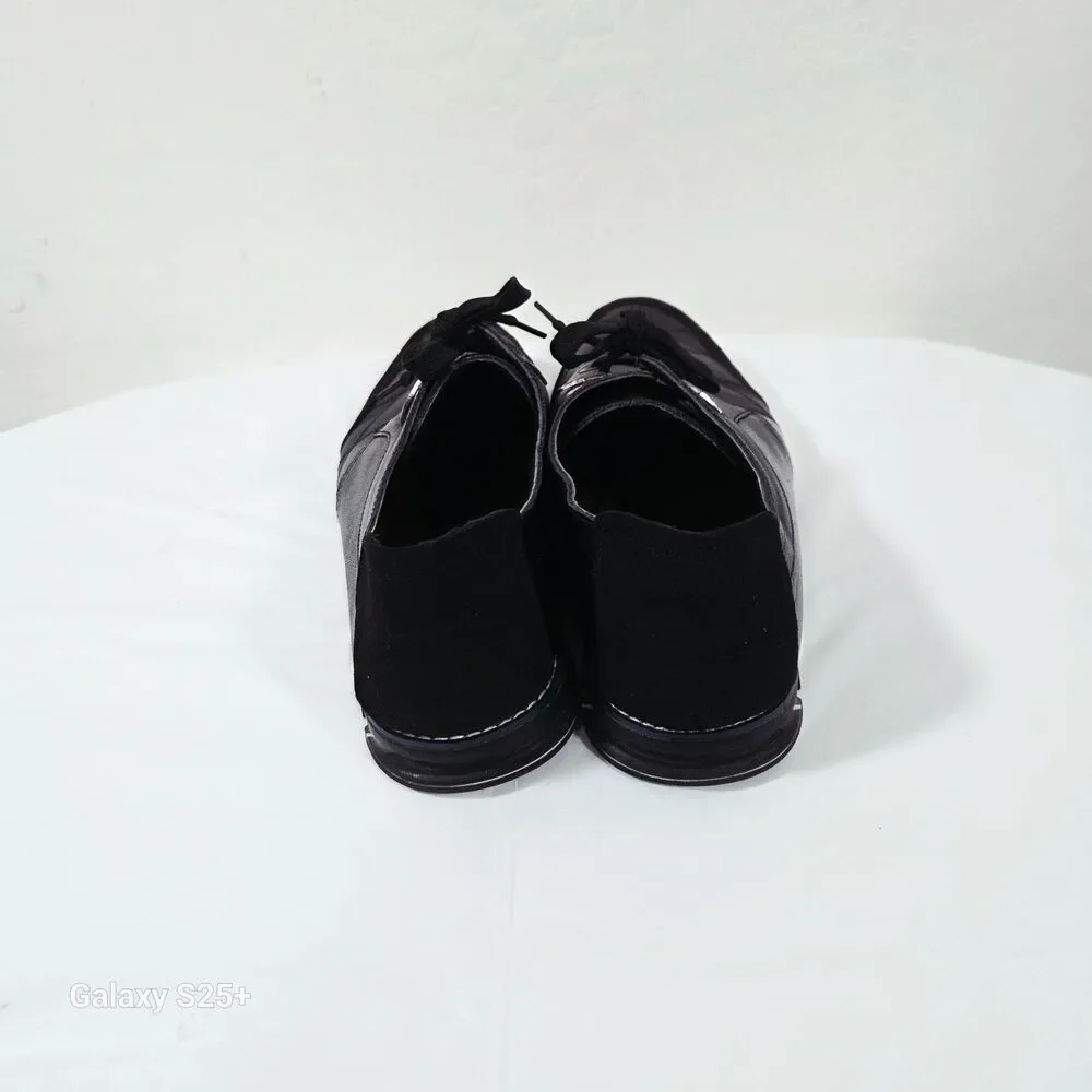 Men’s Black Oxford Hybrid Dress Sneakers Size 12 Comfort Casual Shoes